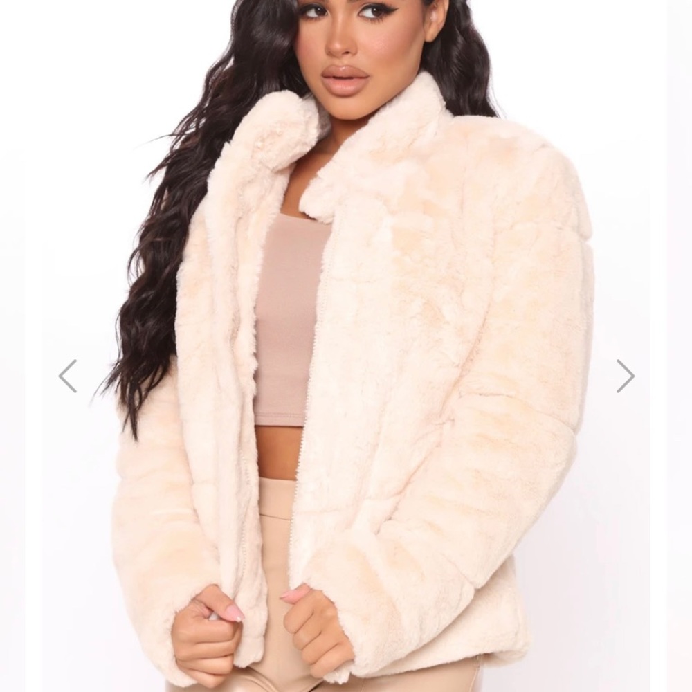 Fashion nova fur jacket
